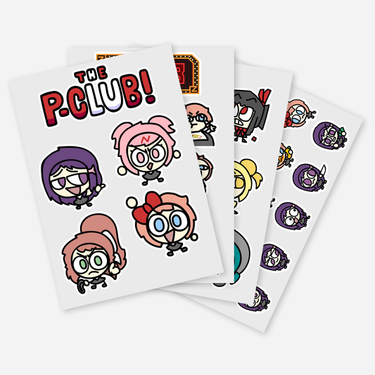 The P-Club! Deluxe Sticker Pack